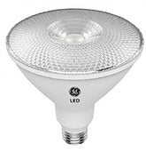 GE 38460 LED Bulb, Flood/Spotlight, PAR38 Lamp, E26 Lamp Base, Dimmable, Warm White Light, 3000 K Color Temp